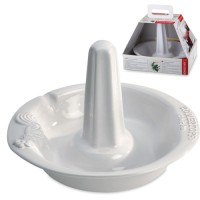 Блюдо-подставка для запекания курицы, цвет белый, 125 04, ROEMERTOPF, Германия