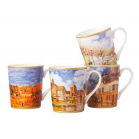 Набор из 4-х кружек Сислей в подарочной упаковке 0.4 л