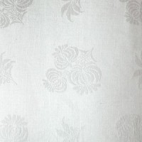 Скатерть 150х250см белая лен