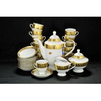 Чайный сервиз Depos Greca Oro на 6 персон 15 пр