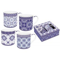Набор из 4-х кружек Изразцы
