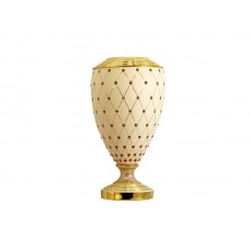 Ваза декоративная Murano Cream Gold