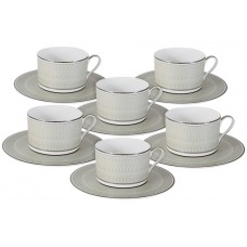 Чайный набор Маренго: 6 чашек + 6 блюдец