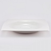 Тарелка суповая "White Square" 21см 