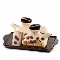 Набор : соль,перец,масло,уксус 28x17x12 см 