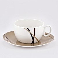 Чашка 390мл с блюдцем 16см 