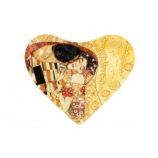 Тарелка в форме сердца Поцелуй (Г.Климт)