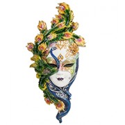 Венецианская маска "Павлин"  34 см