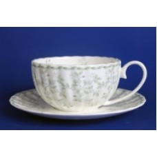 1050011 Джулия ГРИН 3 н-р 370мл чашка чайная с блюдцем 1/2 (зол.лента)