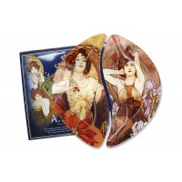 Набор из 2-х тарелок Зима/Весна (А. Муха)