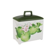 Банка для сыпучих продуктов 18 см "Зеленые яблоки"