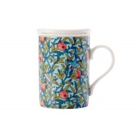 Заварочная кружка (с крышкой и ситечком) Птицы и гранат 0,35 л